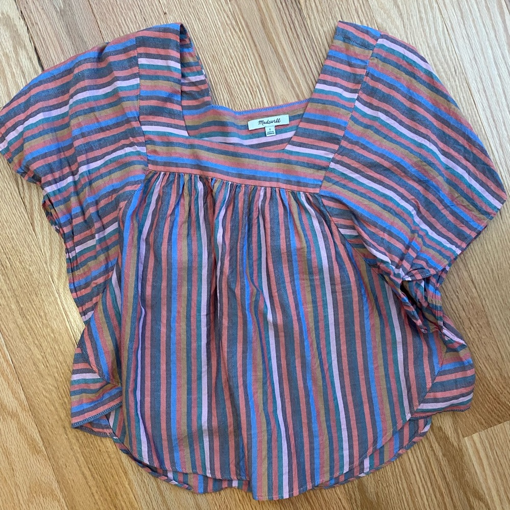 Madewell multi colored top